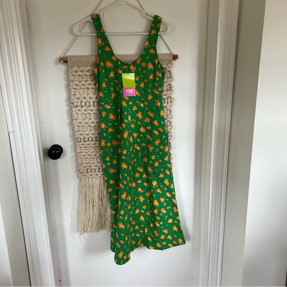 Tabitha Brown for Target Green Leopard cotton dress - Picture 2 of 9